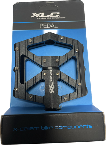 XLC MTB/Trekking Pedal PD-M12 Alu, schwarz/silber Plattformpedale